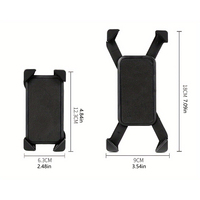 Support de téléphone portable réglable 2025 pour vélo, rotation à 360°, anti-vibration, universel, pour guidon de vélo, moto et trottinette