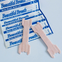 Bandes nasales certifiées CE 55x16 mm, couleur tan, extra-fortes, anti-ronflement, améliorant la respiration, pour la bouche droite