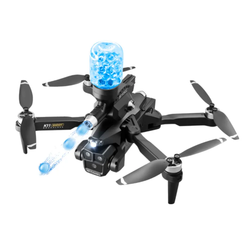 K11 Brushless Trois caméras Turbo Bombe à eau Jouet Drone débutant pour le plaisir