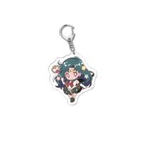 Lindo Colgante Acrílico de Tsukino Usagi de Dibujos Animados, Llavero de Anime Sailor Moon