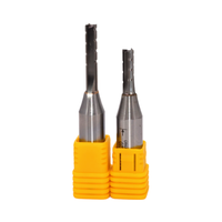 1/2 pouces tige 12.7mm TCT droite fraise à bois 3 cannelures acier haute vitesse CNC BITS pour rainurer le bois MDF
