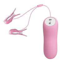 2022 Neues Produkt 7-Gang ABS Brustmassagegerät Vibrierende Nippelklemmen Schamlippen-Clip 3 Frequenzen Elektroschock Paar BDSM Sexspielzeug