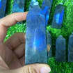 Obelisco de Labradorita con Destello Azul, Cristal Natural al por Mayor, Piedra Preciosa Suelta para Manualidades y Decoración del Hogar - Product Image 2