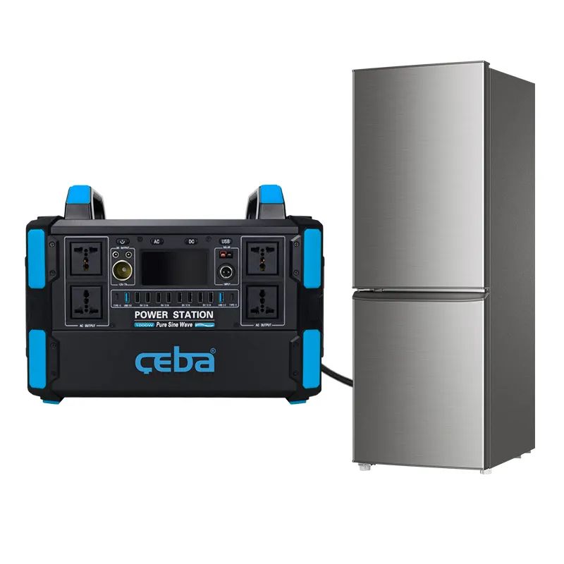 CEBA 1000w 1200w Lifepo4 Bateria De Lítio Estação De Energia Portátil Para Acampamento Ao Ar Livre Emergência Estacion De Energia Solar Portatil