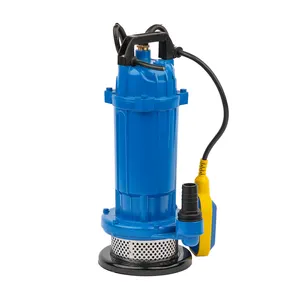 Pompe à eau propre d'étang submersible à haut débit personnalisée en usine avec interrupteur à flotteur