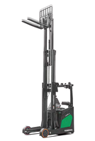 Montacargas Eléctrico Hangcha de 1.4t/1.6t/1.8t/2t/2.5t para Pasillos Estrechos, con Batería de Litio, para Distribución Minorista