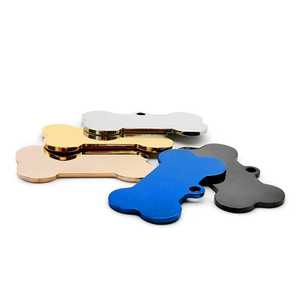 Placas de Identificación para Perro en Forma de Hueso de Acero Inoxidable con Logotipo Personalizado, Placa de Metal para Collar, Suministros para Perros - Product Image 5