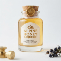 Étiquette personnalisée en feuille d'or BOPP, imperméable, avec logo alimentaire pour le miel, le vin rouge et les cosmétiques, autocollant pour l'étiquetage des bouteilles