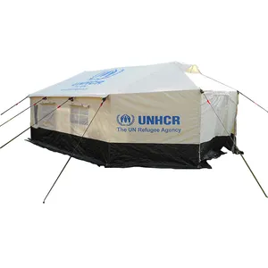Aosener OEM Estándar 4x4m Color Blanco China tienda de socorro agencia de refugiados tienda de socorro para personas desplazadas - Product Image 1