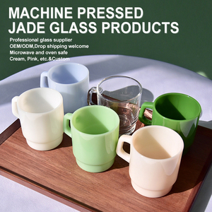 230/400ml sublimazione spazi vuoti color crema <span class=keywords><strong>bicchieri</strong></span> da birra opale Set di <span class=keywords><strong>bicchieri</strong></span> da latte di base tazza da caffè tazza con manico - Product Image 4
