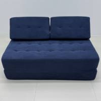 Sofá Cama Convertible de Lujo con Estilo Moderno y Tela de Pana, Apto para Esponja de Alta Densidad en Apartamentos y Hoteles