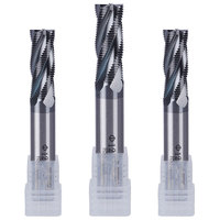 Fraise en bout d'ébauche de cobalt de HSS de haute précision 6mm pour la coupe efficace en métal