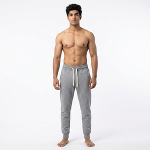 New Arrival Men's Casual <b>Trousers</b> Mid Waist 100% Polyester Waterproof Factory Made OEM Services Low Price - Product Image 1