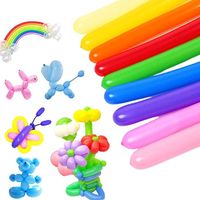 Ballons à modeler longs et flexibles en caoutchouc, multicolores, en latex, pour le modelage créatif, jouet cadeau DIY