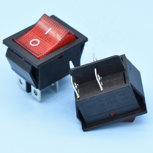 Para herramienta eléctrica equipo de soldadura interruptor Control On-off Kcd4 T85 16a 250V <span class=keywords><strong>R11</strong></span> 4pin 1e4 4 pines 12V interruptor Led rojo - Product Image 1