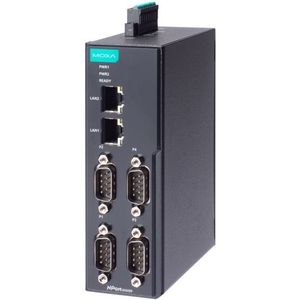Moxa NPort IA5450I-G2-T Servidor de Dispositivos Seriales RS-232 de 4 Puertos, Módulo de E/S Ethernet Industrial - Product Image 1