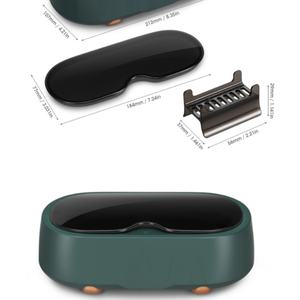 เครื่องทำความสะอาดอัลตราโซนิกความถี่สูง 45 กิโลเฮิรตซ์ สำหรับเครื่องประดับ แบบดิจิตอล พกพาได้ ใช้ทำความสะอาดฟันปลอมและแว่นตา - Product Image 2