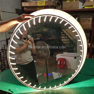 Fullkenlight-<span class=keywords><strong>Miroir</strong></span> de salle de bains à <span class=keywords><strong>action</strong></span> tactile de haute qualité, avec gradateur, 3 lumières, pour hôtel, aluminium argenté, moderne - Product Image 2