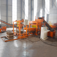 Machine de fabrication de blocs hydrauliques entièrement automatique à haute efficacité de production, ligne de production de briques, modèle QTJ4-18 ZEYU