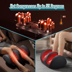 Shiatsu <span class=keywords><strong>Massage</strong></span> gerät Maschine Wärme Deep Tissue Bein <span class=keywords><strong>massage</strong></span> gerät Muskel entspannung Schmerz linderung Blut kreislauf Fuß <span class=keywords><strong>massage</strong></span> gerät - Product Image 3