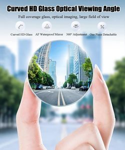 Waterproof 360.Rotatable Convex Rear View <b>Mirror</b> for Universal <b>Cars</b>, Adjustable HD Wide Angle Convex Blind Spot <b>Mirror</b> - Product Image 3