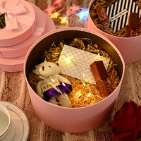 Boîte à fleurs ronde en carton, emballage en tube de papier rond, emballage cadeau, expédition, prix compétitif