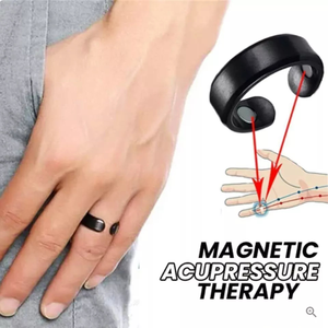 Anneau magnétique en acier inoxydable, anneaux anti-ronflement en cuivre, anneaux à champ magnétique ultra puissant pour hommes et femmes, anneau de thérapie magnétique - Product Image 5