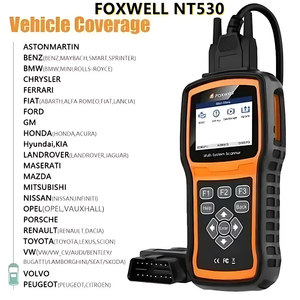 Scanner OBD2 Foxwell NT530 <span class=keywords><strong>PLUS</strong></span> WIFI compatible avec Nissan, Porsche, Ford, BMW, Benz, Chrysler avec 1 logiciel de marque automobile gratuit - Product Image 3