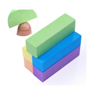 Toptan özel 4 yollu beyaz tırnak törpüsü blok tampon çivi için - Product Image 5