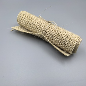 <span class=keywords><strong>Rouleau</strong></span> de tissu en toile de <span class=keywords><strong>jute</strong></span> écologique à texture rustique pour artisanat fait main et projets de décoration intérieure - Product Image 2