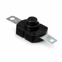 Interrupteur à bouton-poussoir miniature en plastique industriel KAN-5D 1A 250VAC 2 broches, durable, durée de vie de 10 000 cycles, qualité professionnelle IP40