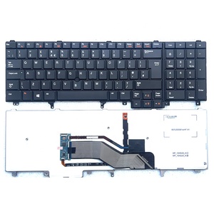 Nouveau clavier d'ordinateur portable britannique rétro-éclairé Original pour Dell <span class=keywords><strong>Precision</strong></span> E6520 E5520 M4600 M6600 E5530 E6530 M4700 <span class=keywords><strong>M6700</strong></span> M4800 M6800 P14F - Product Image 1