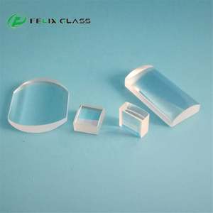 Lente de Vidrio Óptico Cuadrado Cilíndrico de Cuarzo Fundido de Sílice, Zafiro y CaF2 FELIX BK7 K9 para Espectroscopia y Diodo Láser - Product Image 2