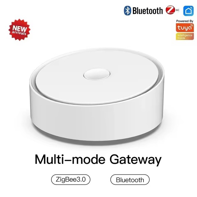 Smart Multi-mode Gateway ZigBee 3.0 WiFi BLE Mesh Hub Work with Tuya Smart App Voice Control Via Alexa Google Home