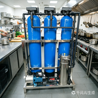 Systèmes d'adoucissement de l'eau pour toute la maison (500L/1000L/2000L) avec préfiltration et adoucissement en trois étapes pour un usage domestique
