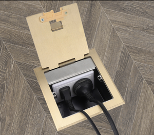 Enchufe <span class=keywords><strong>de</strong></span> piso <span class=keywords><strong>doble</strong></span> <span class=keywords><strong>RJ45</strong></span>, accesorio <span class=keywords><strong>de</strong></span> cobre delgado y oculto, resistente al agua - Product Image 6