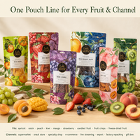 MOQ 100 pièces – Sachets d'emballage alimentaire personnalisés avec fermeture éclair, impression héliogravure, fenêtre recyclable pour fruits secs et snacks