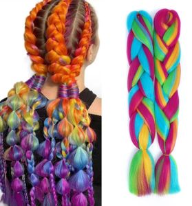 Venta al por mayor 24 pulgadas 100g Jumbo trenza pelo <span class=keywords><strong>trenzas</strong></span> africanas pelo 24 pulgadas extensión de pelo sintético combinación de pestañas postizas - Product Image 1