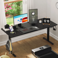 Escritorio de pie Altura ajustable Escritorio de oficina en casa Mesa de computadora versátil Estación DE TRABAJO Escritorio de pie de dos etapas de un solo motor