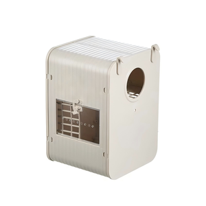 Caja de Cría para Loros, Accesorios para Jaulas Pequeñas de Periquitos, Cacatúas, Canarios, y Pájaros Solares, Panel Transparente Aislado para Agapornis - Product Image 1