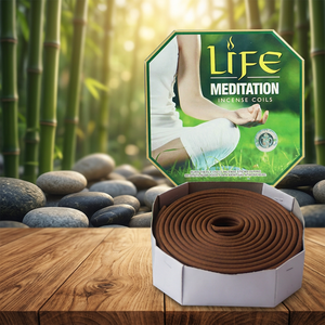 Encens en spirale de cyprès parfumé doux et premium Aroma, parfum longue durée pour la maison, la méditation et la relaxation, 24 - Product Image 4