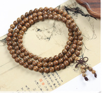 Grand bracelet en bois perlé pour hommes, femmes et filles, bijoux de mode, bracelets en bois d'aile de poulet, perles de prière bouddhistes