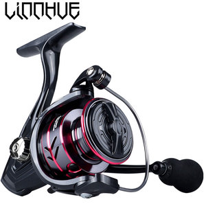 Carrete de <span class=keywords><strong>Pesca</strong></span> Personalizado LINNHUE OEM HB500-7000, Carrete Giratorio con Arrastre Máximo de 10 kg, Empuñadura de Metal EVA, Carrete de <span class=keywords><strong>Pesca</strong></span> para Agua Salada - Product Image 1