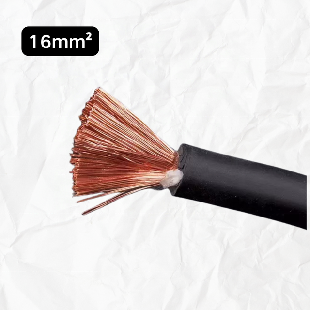 16mm2 25mm2 35mm2 50mm2 Rubber Sheath Welding Cable Double Insulated Flexible Copper Welding Machine Cable