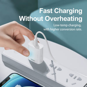 Remax CN EU UK Blanco Tipo C 20W Teléfono móvil rápido PD Adaptador de cargador de pared de carga rápida - Product Image 4