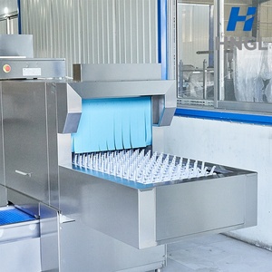 Lave-vaisselle industriel à convoyeur haute efficacité avec vitesse réglable - Product Image 3