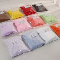 Cire de fleurs de glace colorées - Perles de cire de sable flottantes pour l'art du sable DIY et la fabrication de bougies d'aromathérapie, Approvisionnement direct usine