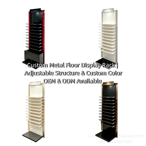 ชั้นวางแสดงสินค้าแบบตั้งพื้นสำหรับยาทาเล็บ ทำจากโลหะ - Product Image 5