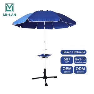 Портативный легкий водонепроницаемый коммерческий оптовый зонт для пляжа и рыбалки на заказ - Product Image 1