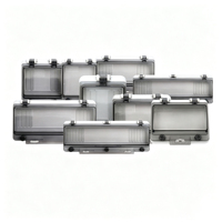 Cache-venteil transparent étanche IP67 en PC/ABS pour boîtier de distribution, disjoncteur, interrupteur, boîtier électrique extérieur OEM